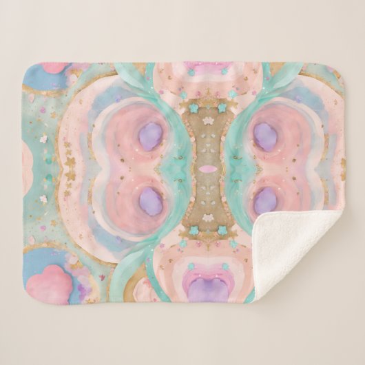 Couverture Sherpa Dreamy Mist Sherpa BlanketDreamy Mist Sherpa Blank (Devant (Horizontal))