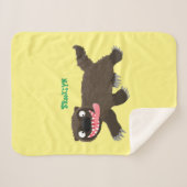 Couverture Sherpa Drôle animal avide de carcajou (Devant (Horizontal))