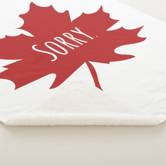 Couverture Sherpa Drôle Canadien (3/4)