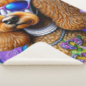 Couverture Sherpa Drôle caniche (3/4)