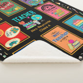 Couverture Sherpa Drôle Citations enseignant Meilleur cadeau Ever Aj (3/4)