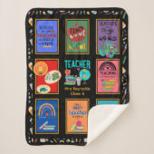 Couverture Sherpa Drôle Citations enseignant Meilleur cadeau Ever Aj (Devant)