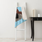 Couverture Sherpa Drôle dessin animé de bison de buffle (En situation)