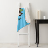 Couverture Sherpa Drôle dessin animé de boeuf musqué (En situation)