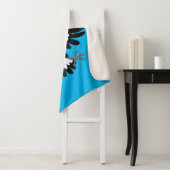 Couverture Sherpa Drôle dessin animé de Magpie australienne (En situation)