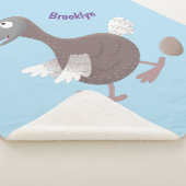 Couverture Sherpa Drôle dessin animé d'oiseau de dodo (3/4)