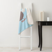 Couverture Sherpa Drôle dessin animé d'oiseau de dodo (En situation)