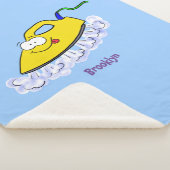 Couverture Sherpa Drôle dessin animé linge de fer (3/4)
