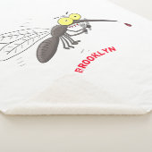 Couverture Sherpa Drôle dessin d'insecte moustique (3/4)