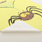 Couverture Sherpa Drôle mignon dessin animé d'araignée moelleuse (3/4)