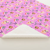 Couverture Sherpa Drôle Motif de Noël (3/4)