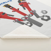 Couverture Sherpa Drôle outil monstre de clé humour dessin animé (3/4)