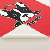 Couverture Sherpa Drôle Petits Bulldogs français (3/4)