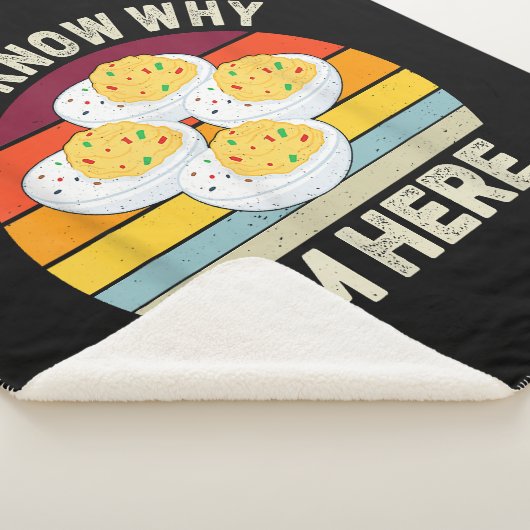 Couverture Sherpa Drôle Thanksgiving OEufs Dévilés Vous savez pourqu (3/4)