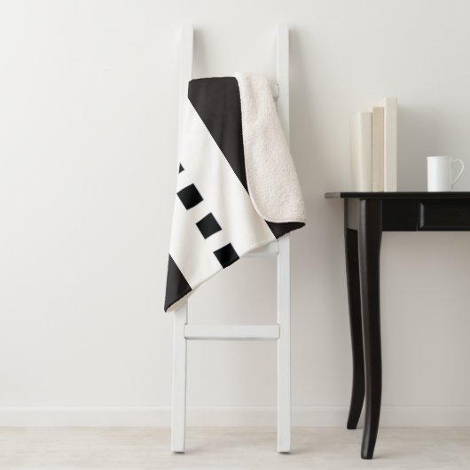 Couverture Sherpa Drôle Tuxedo 🎩 minimaliste Élégant (En situation)