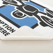 Couverture Sherpa Drone de texte personnalisé (3/4)