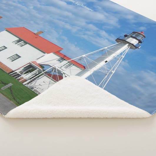 couverture sherpa du phare de Whitefish Point (3/4)