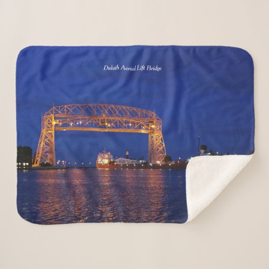 Couverture Sherpa Duluth Aerial Lift Bridge & John G. Munson (Devant (Horizontal))