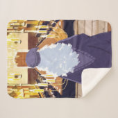 Couverture Sherpa Dumbledore Parlant dans la grande salle Hogwarts (Devant (Horizontal))