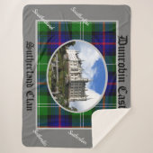 Couverture Sherpa Dunrobin Castle Sutherland Spellations et Tartan (Devant)