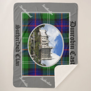 Couverture Sherpa Dunrobin Castle Sutherland Spellations et Tartan