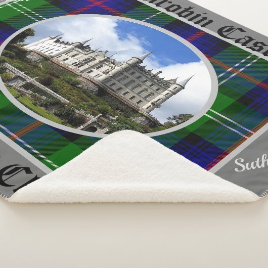 Couverture Sherpa Dunrobin Castle Sutherland Spellations et Tartan (3/4)