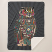 Couverture Sherpa eagle owl dark (Devant)