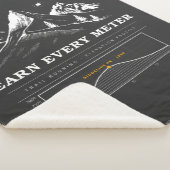 Couverture Sherpa Earn Every Meter Trailrunning Profil d'altitude (3/4)