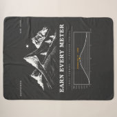 Couverture Sherpa Earn Every Meter Trailrunning Profil d'altitude (Devant (Horizontal))