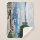 Couverture Sherpa Eau | Canot sur le lac Suède (Devant)