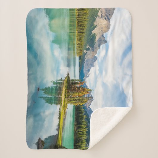 Couverture Sherpa Eau | Lac Maligne, Parc national Jasper, Canada (Devant)