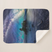 Couverture Sherpa Eau | Lac Supérieur Minnesota (Devant (Horizontal))