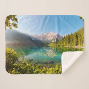 Couverture Sherpa Eau Lago di Fusine Mont Gangart Alpes juliennes