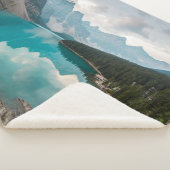 Couverture Sherpa Eau | Moraine Lake Alberta Canada (3/4)