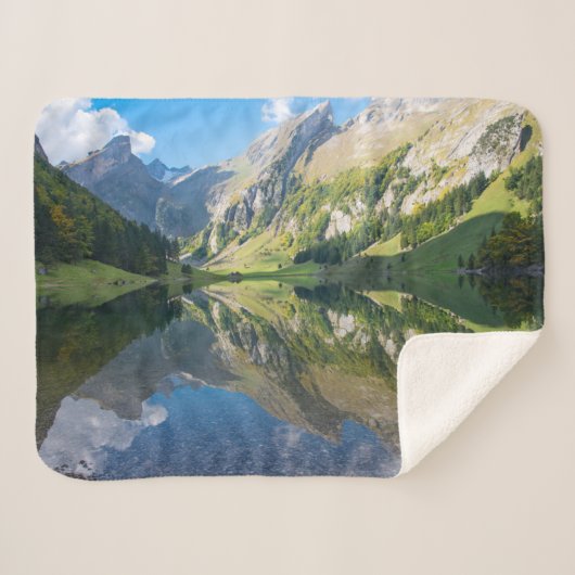 Couverture Sherpa Eau | Seealpsee Lac Alpes suisses Suisse (Devant (Horizontal))