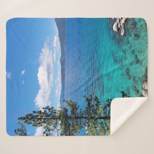 Couverture Sherpa Eaux limpides du lac Tahoe (Devant (Horizontal))