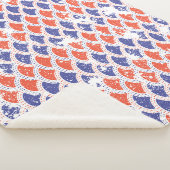 Couverture Sherpa Écailles de poisson Coastal Americana (3/4)