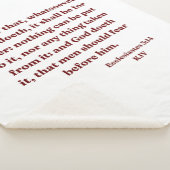 Couverture Sherpa Ecclésiaste 3:14 KJV Bible Verse (3/4)