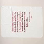 Couverture Sherpa Ecclésiaste 3:14 KJV Bible Verse (Devant (Horizontal))