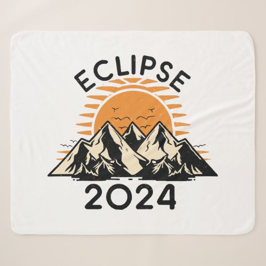 Couverture Sherpa Éclipse solaire totale 2024 (Devant (Horizontal))