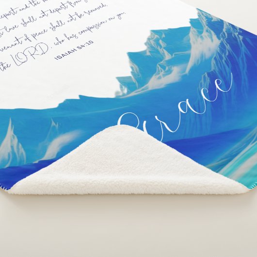 Couverture Sherpa Écriture moderne Isaïe 54:10 (3/4)