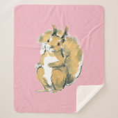 Couverture Sherpa Écureuil (Devant)