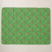 Couverture Sherpa Écureuils KiniArt (Devant (Horizontal))