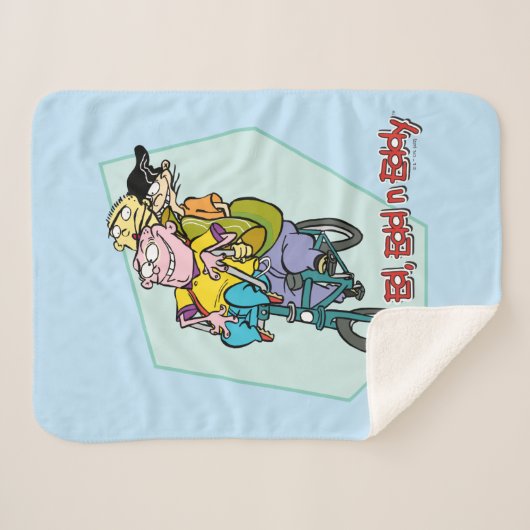 Couverture Sherpa Ed, Edd, n Eddy sur un vélo (Devant (Horizontal))