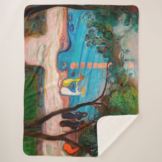 Couverture Sherpa Edvard Munch - Danse sur la plage (Devant)