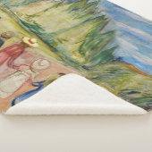 Couverture Sherpa Edvard Munch - La forêt Fairytale (3/4)