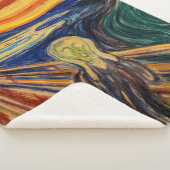 Couverture Sherpa Edvard Munch - Le cri 1910 (3/4)