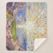 Couverture Sherpa Edvard Munch - Le Soleil 1911 (Devant)