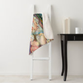 Couverture Sherpa Edvard Munch - Rive avec Maison Rouge (En situation)