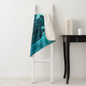 Couverture Sherpa Eerie Victorian Mansion Lune (En situation)